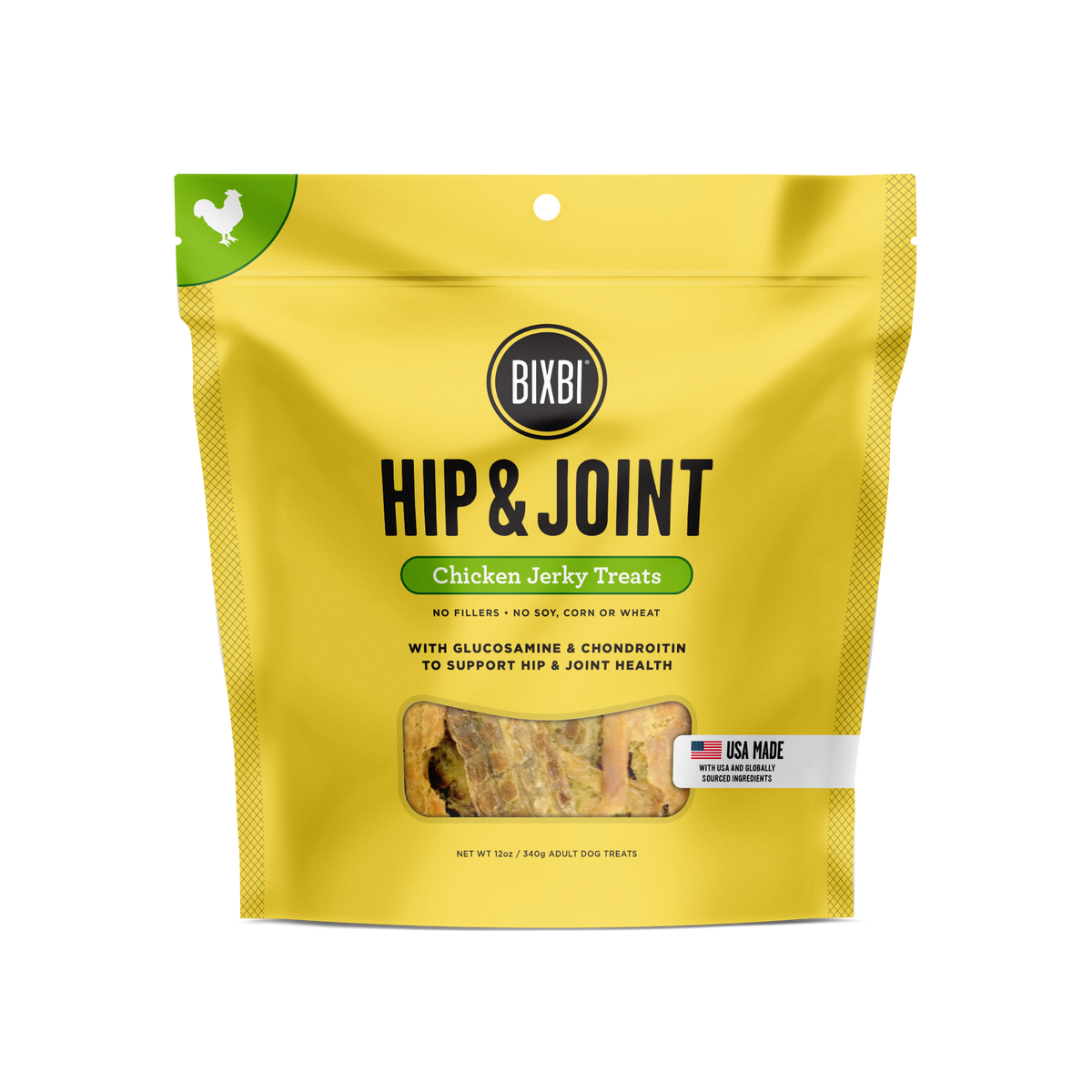 Bixbi Hip &amp; Joint Chicken Jerky Dog Treats