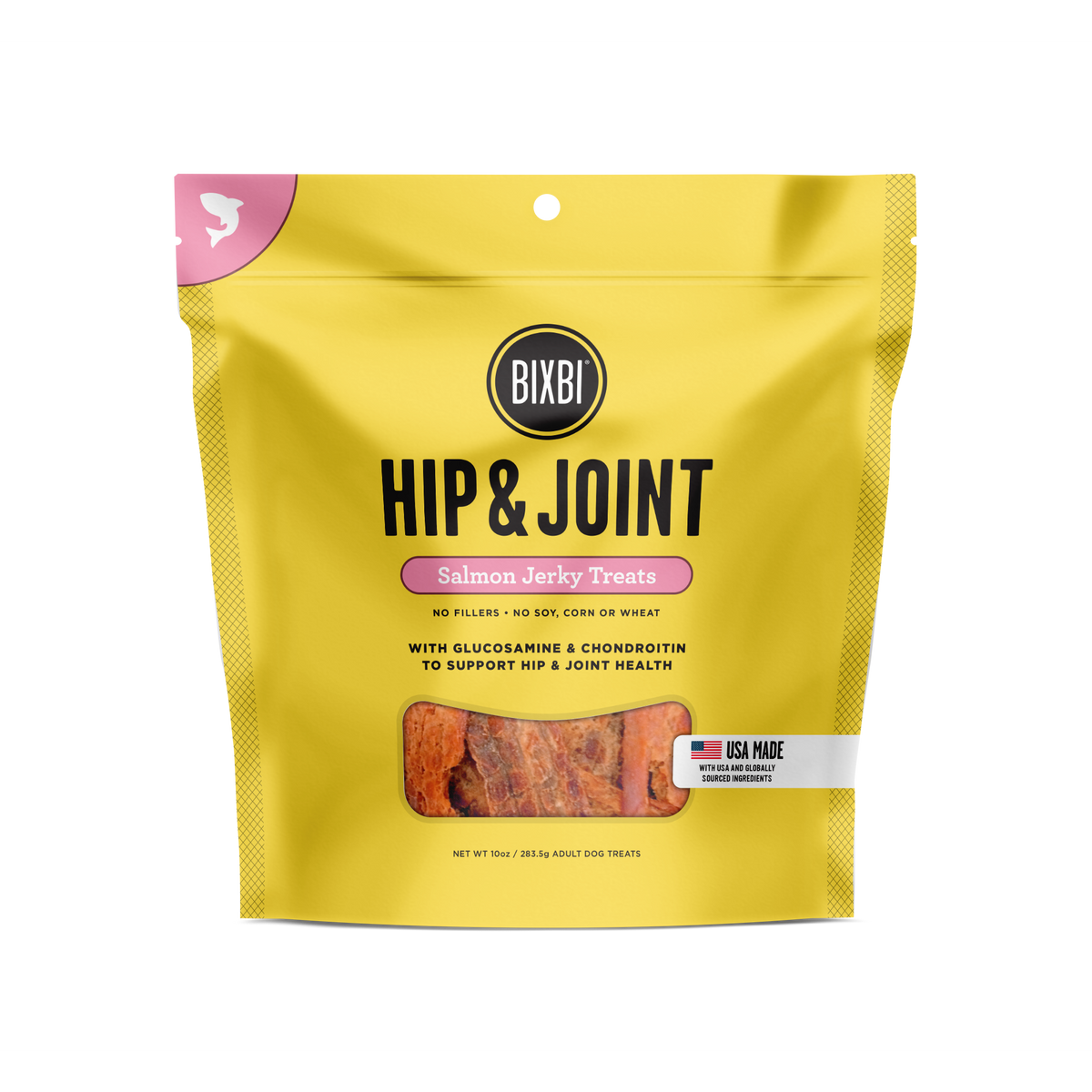 Bixbi Hip &amp; Joint Salmon Jerky Dog Treats