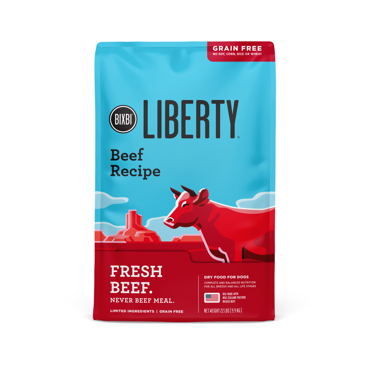 Bixbi Liberty Grain Free Beef Dog Food