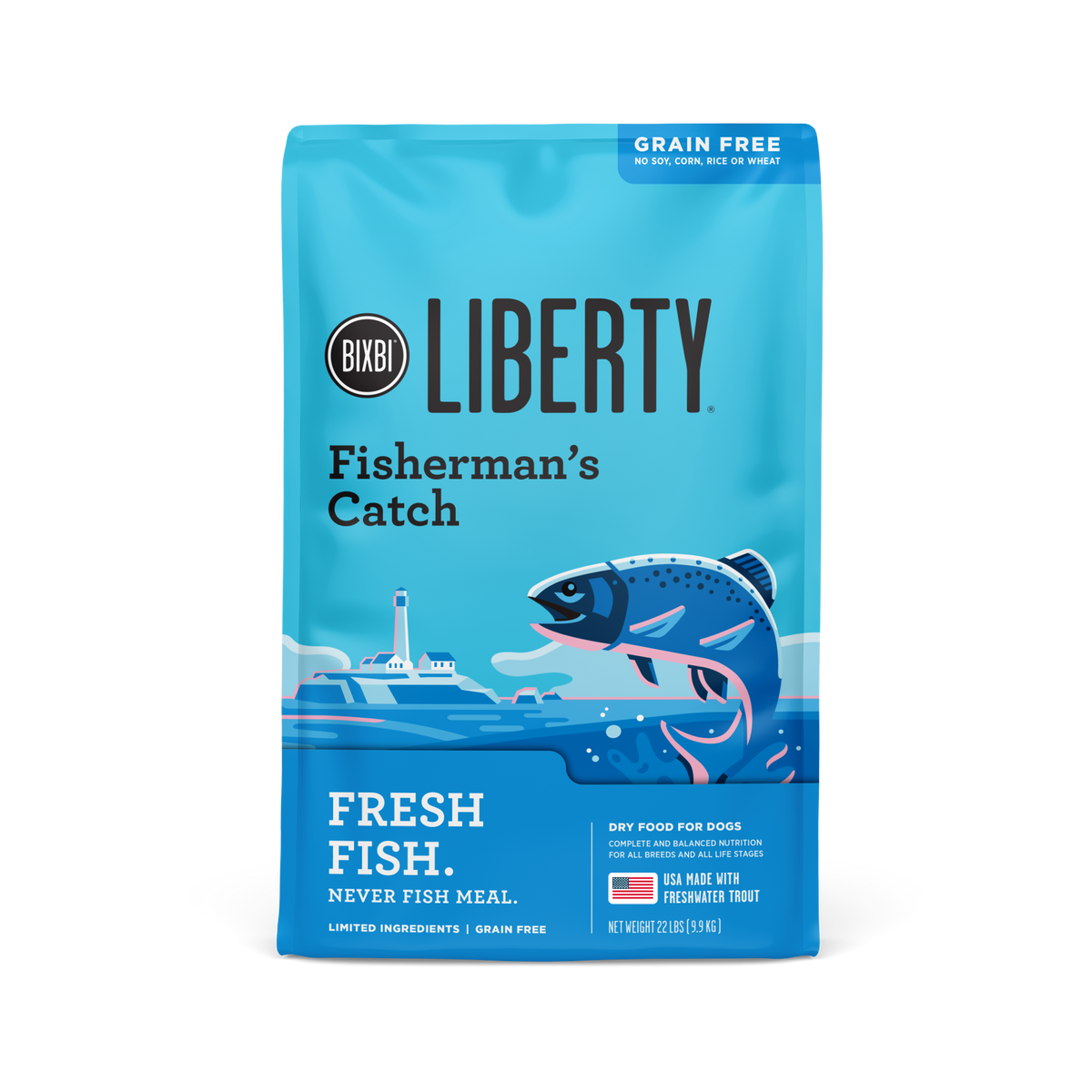 Bixbi Liberty Grain Free Fisherman Catch Dog Food
