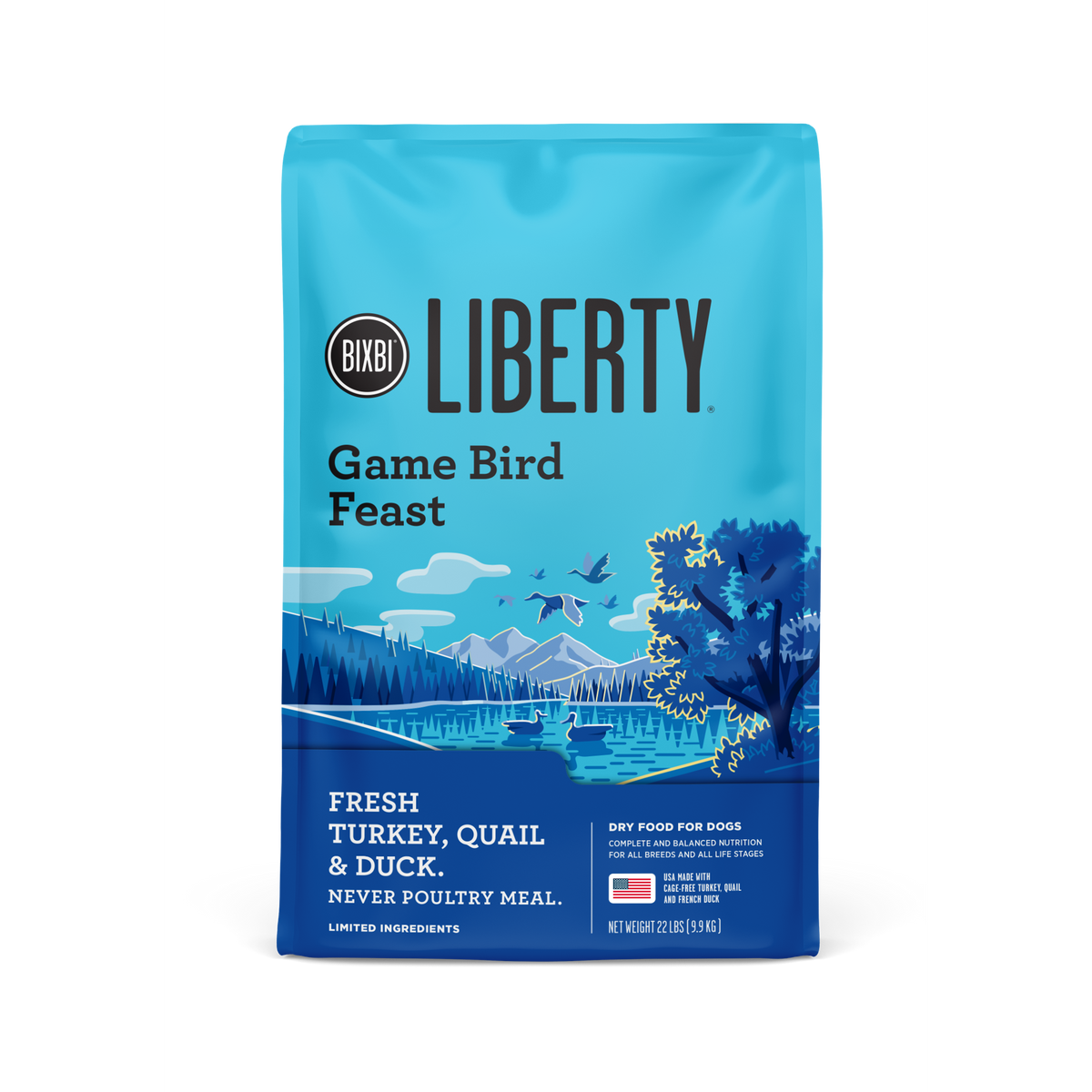 Bixbi Liberty Game Bird Feast Dog Food