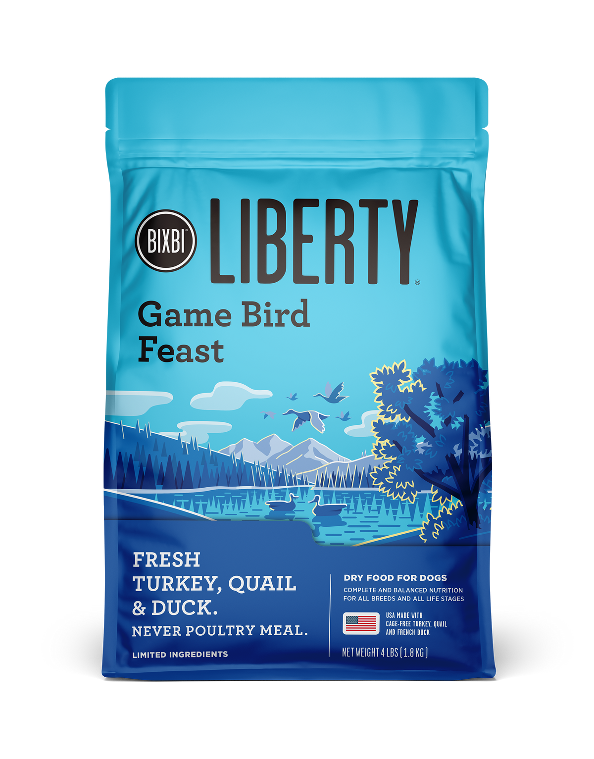 Bixbi Liberty Game Bird Feast Dog Food