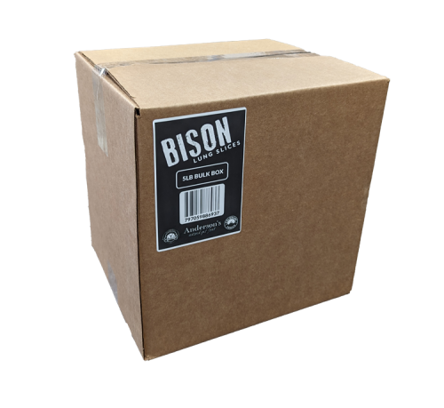 Anderson&#39;s Colorado Pasture-Raised Bison Lung Slices Dog Treats