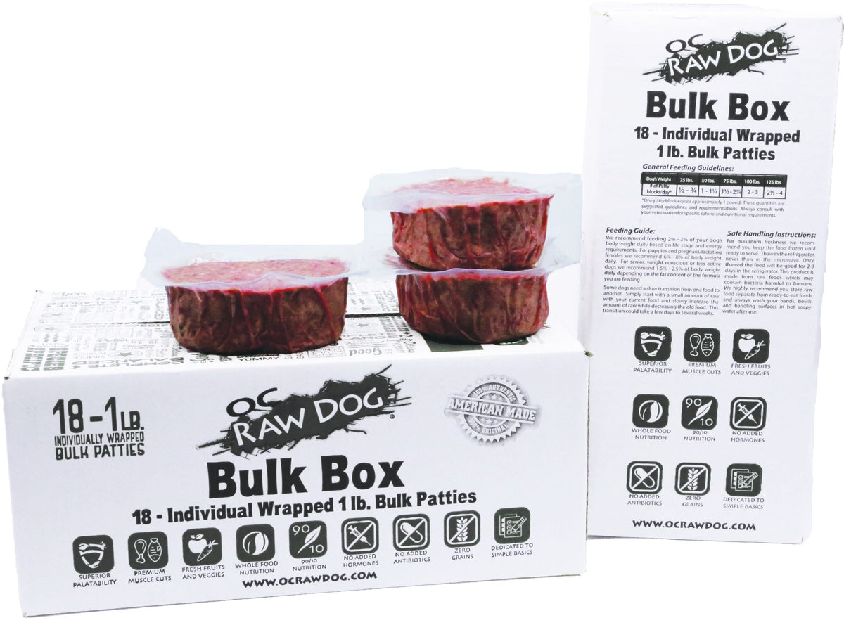 OC Raw Duck &amp; Produce Frozen Dog Food