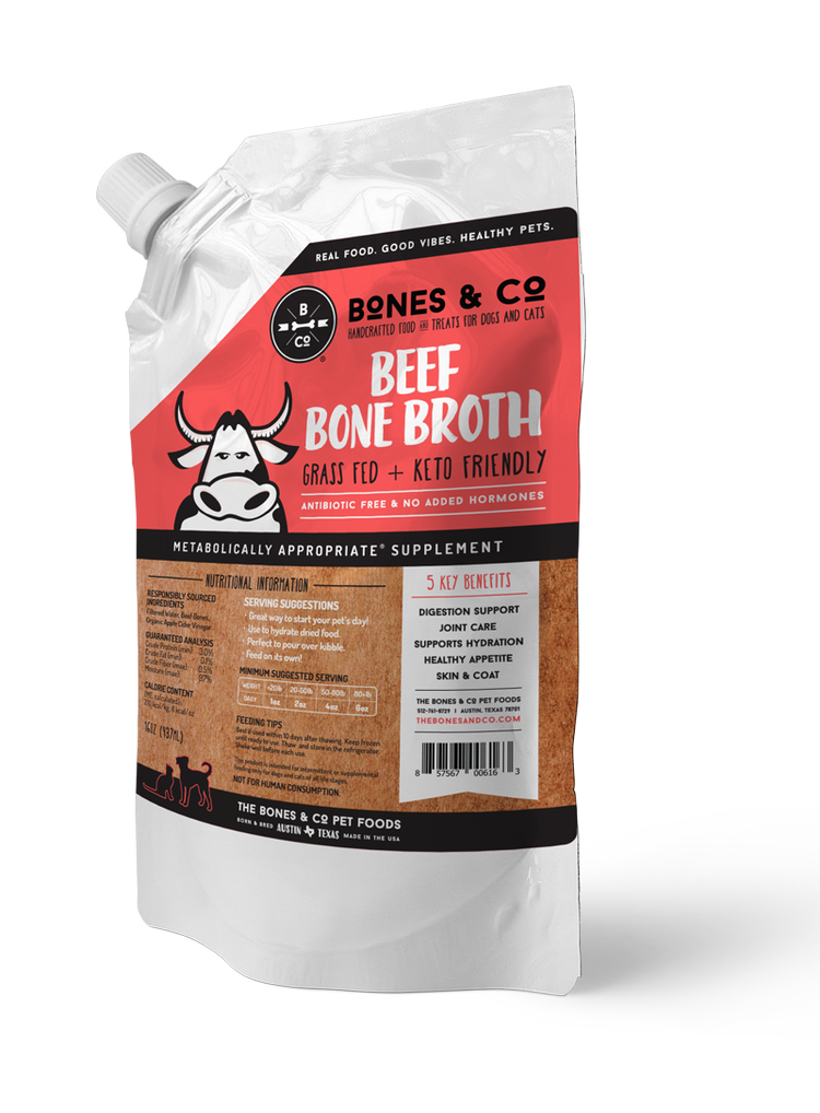 The Bones &amp; Co Frozen Beef Bone Broth for Dogs &amp; Cats