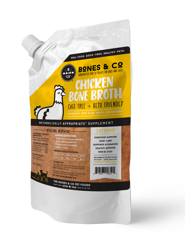 The Bones &amp; Co Frozen Chicken Bone Broth for Dogs &amp; Cats