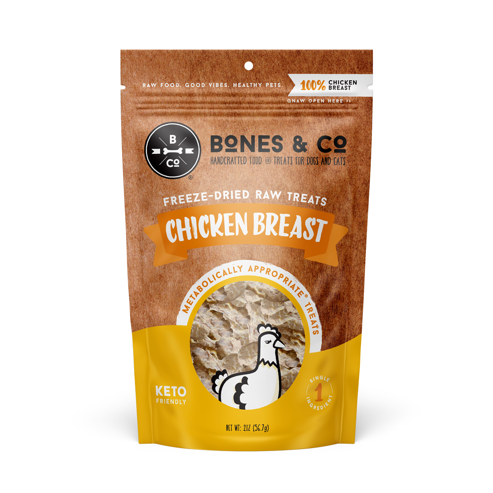 The Bones &amp; Co Freeze-Dried Raw Chicken Breast Dog &amp; Cat Treats