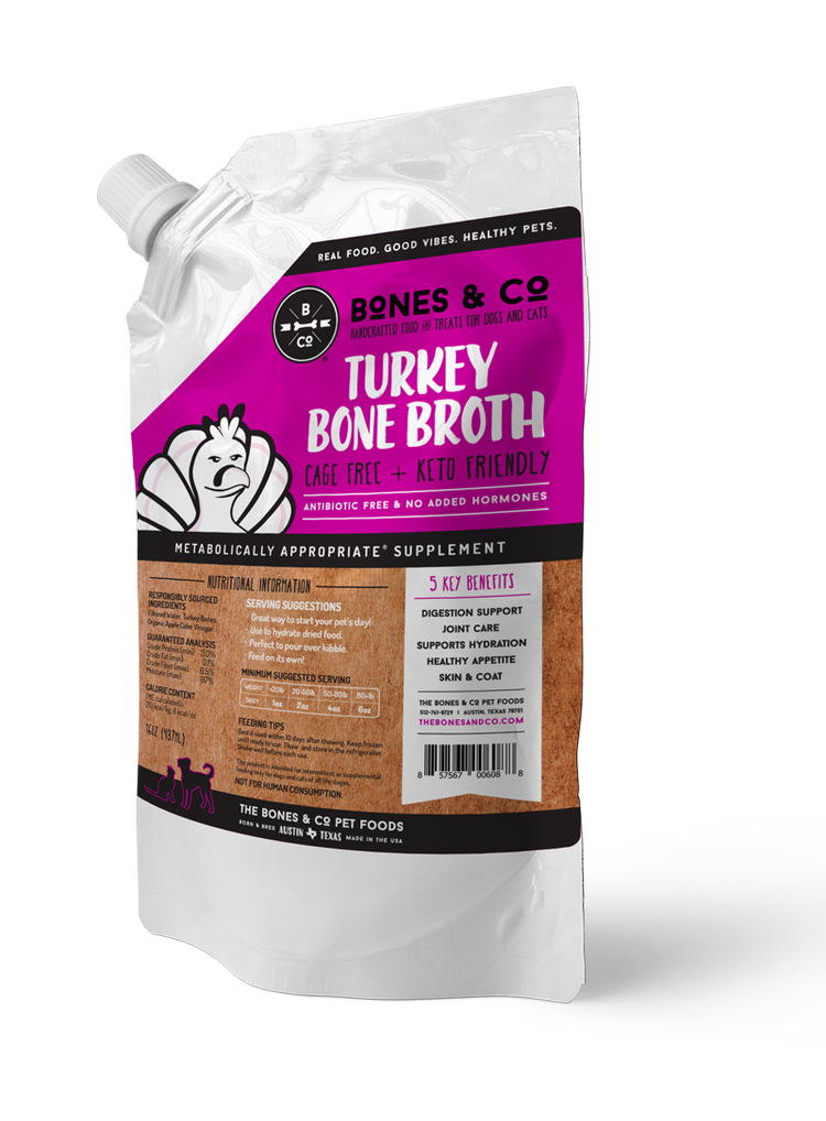 The Bones &amp; Co Frozen Turkey Bone Broth for Dogs &amp; Cats