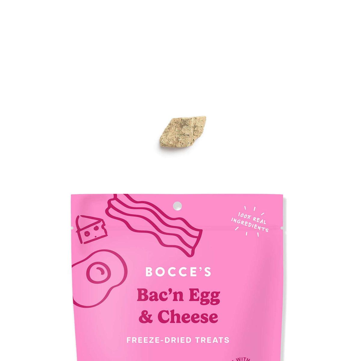 Bocce&#39;s Bakery Bac&#39;n Egg &amp; Cheese Freeze-Dried Dog Treats