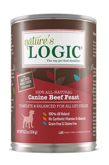 Nature&#39;s Logic Canine Beef Feast Canned Dog Food