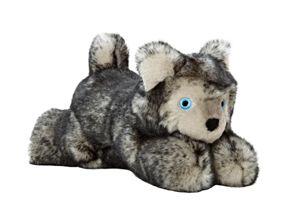 Fluff &amp; Tuff Blanca Wolf Dog Toy