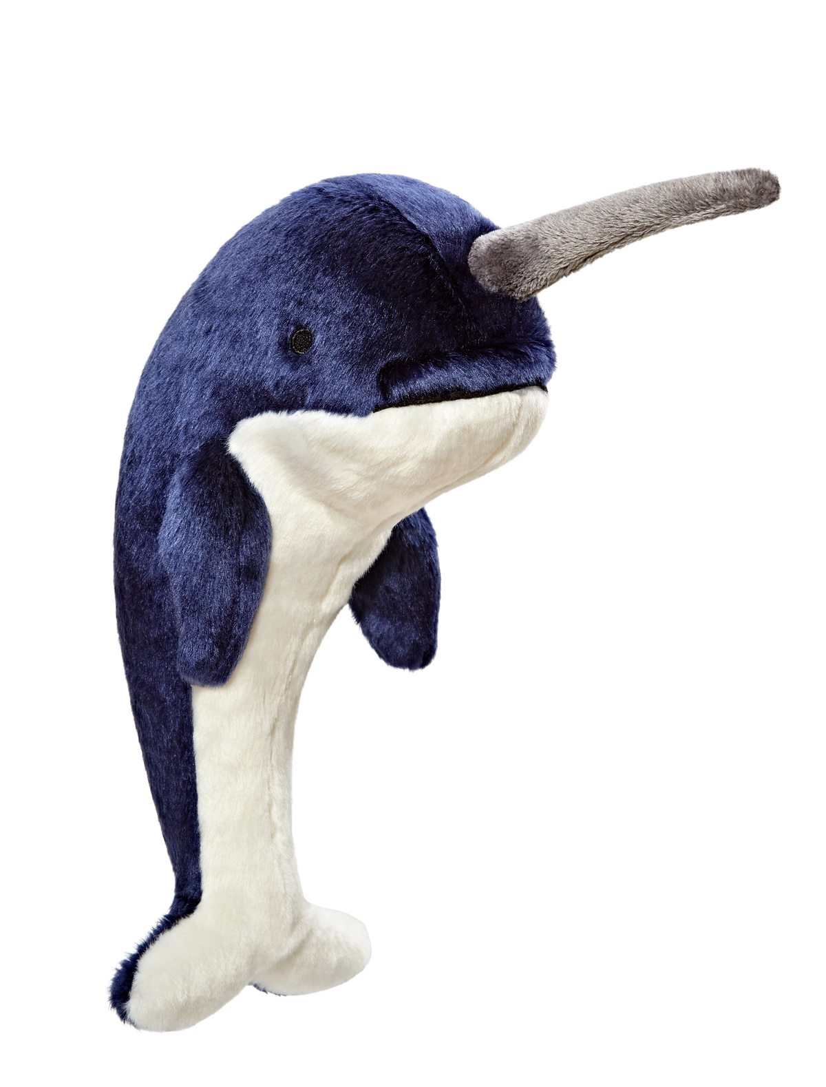 Fluff &amp; Tuff Bleu Narwhal Dog Toy