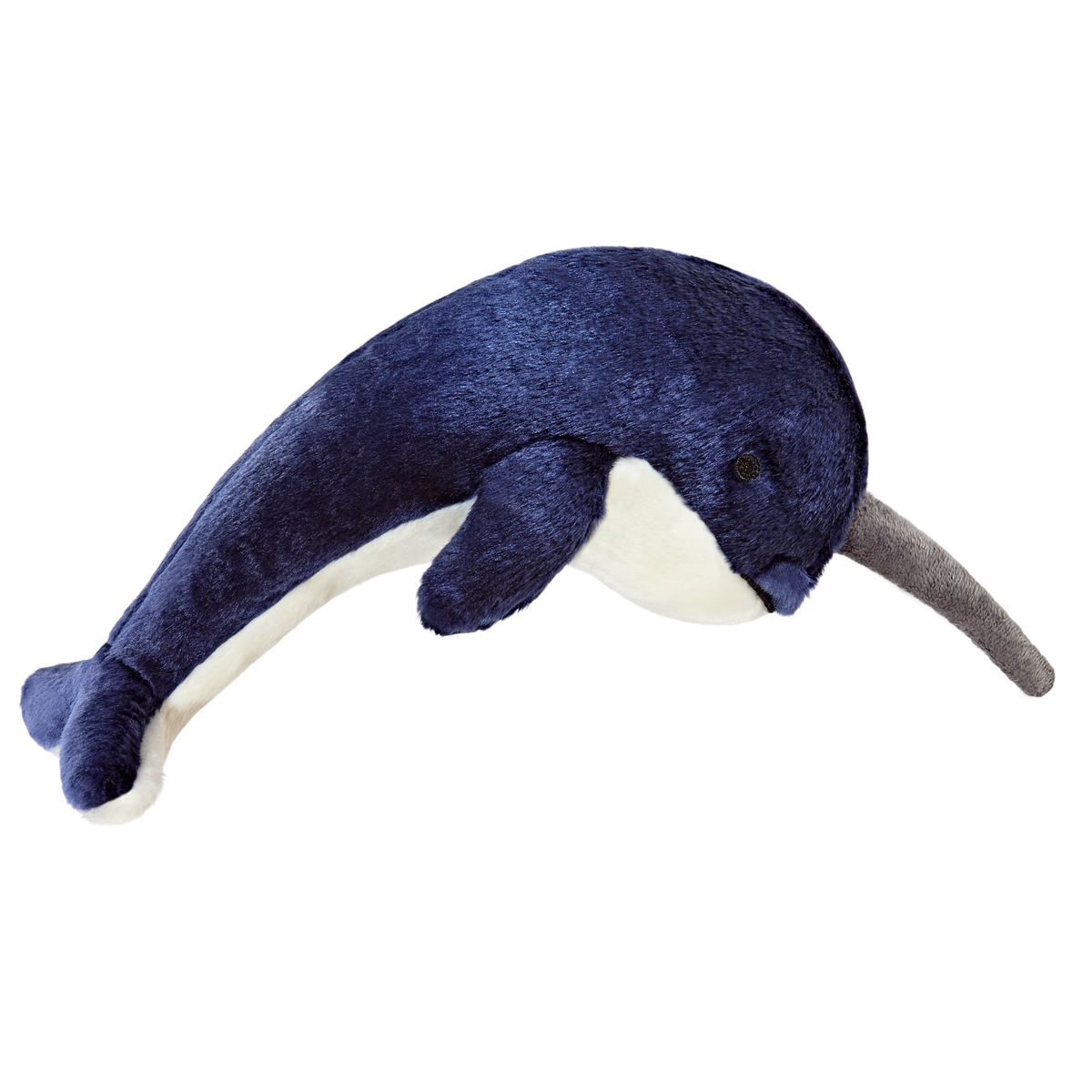 Fluff &amp; Tuff Bleu Narwhal Dog Toy