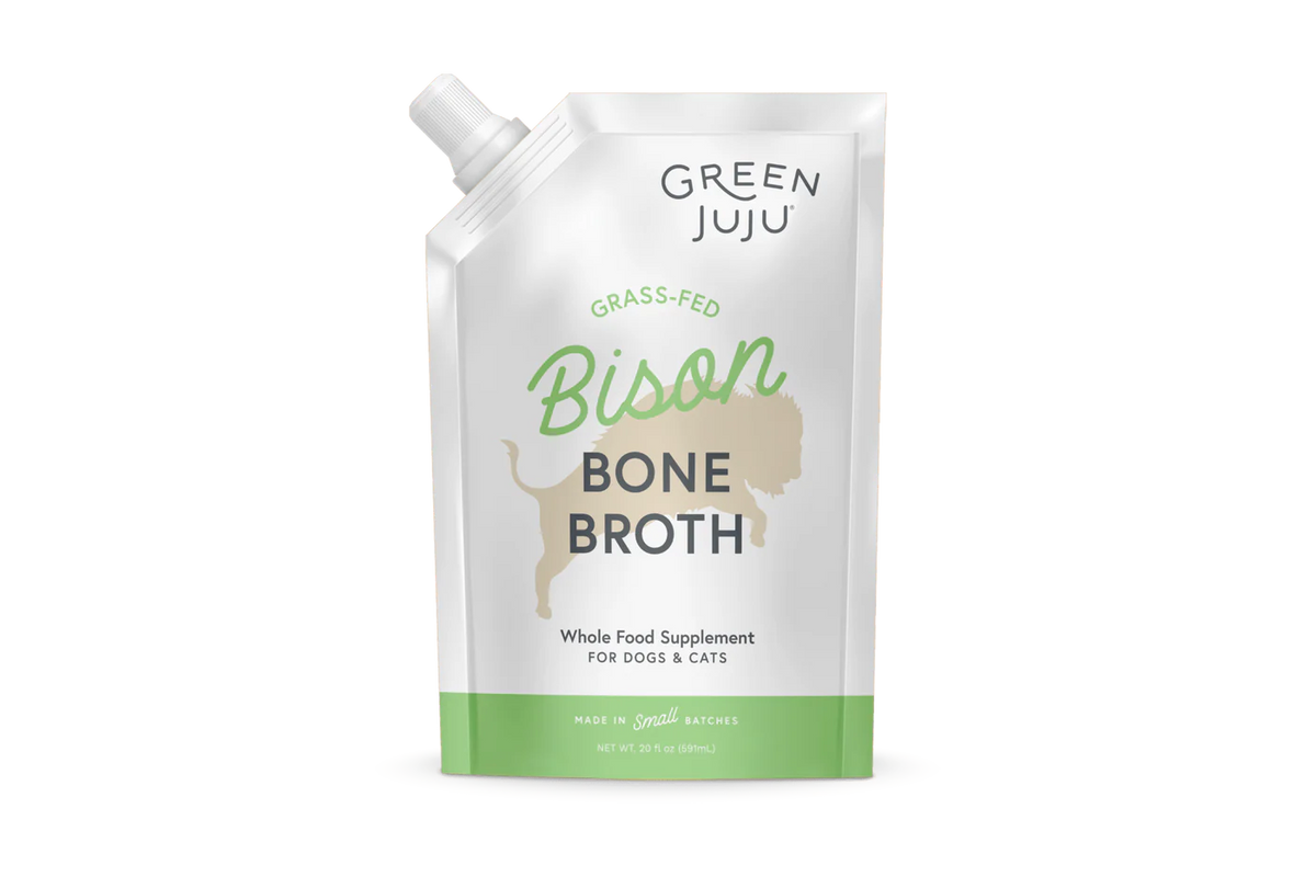 Green Juju Bison Bone Broth Frozen Dog &amp; Cat Supplement