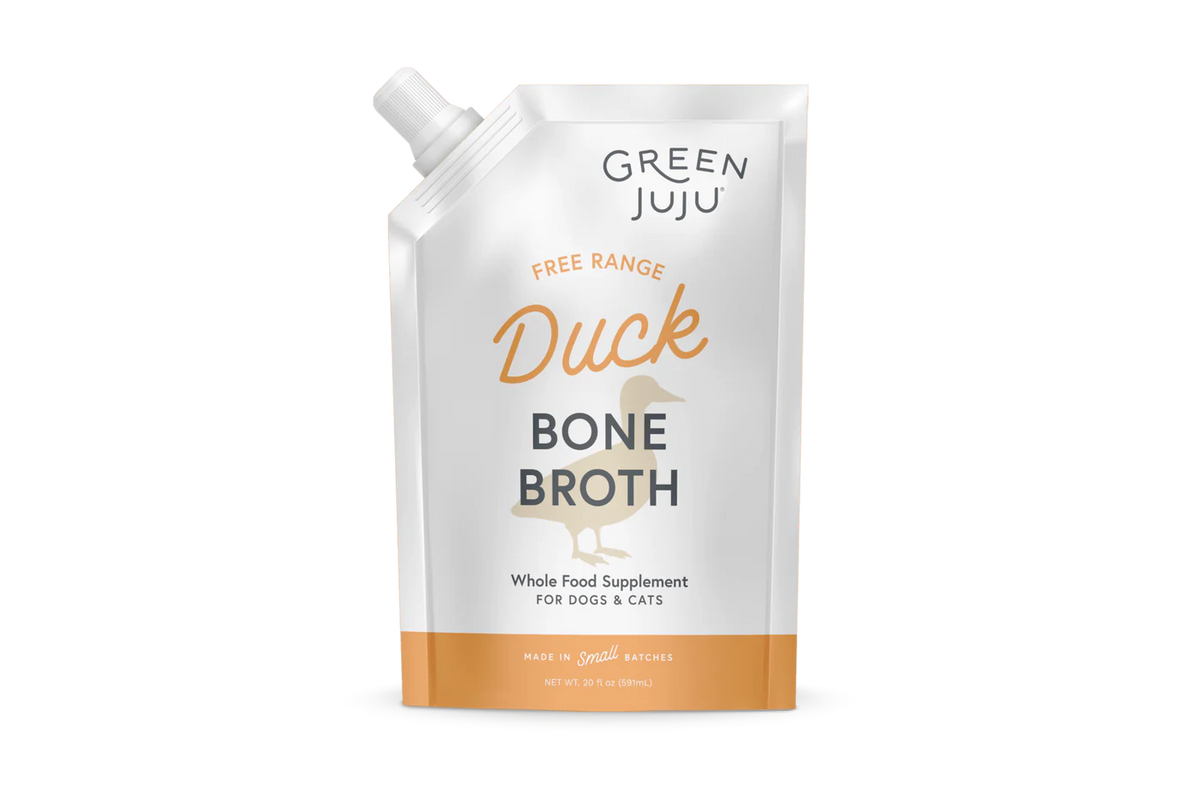 Green Juju Duck Bone Broth Frozen Dog &amp; Cat Supplement