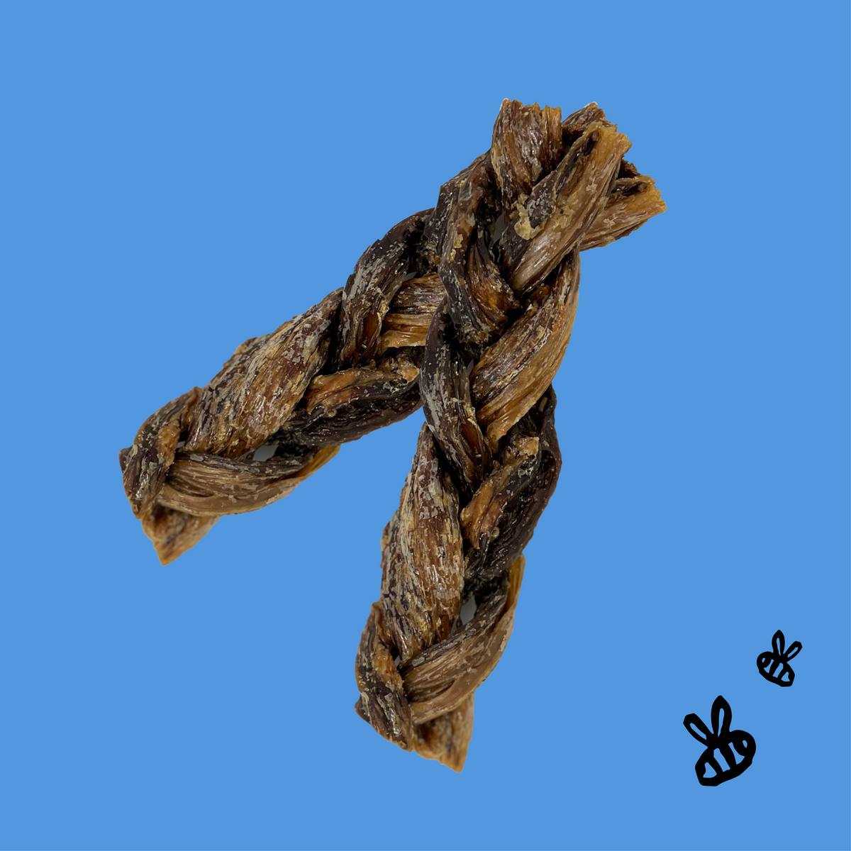 Honey I&#39;m Home! Water Buffalo Braided Gullet Dog Treats
