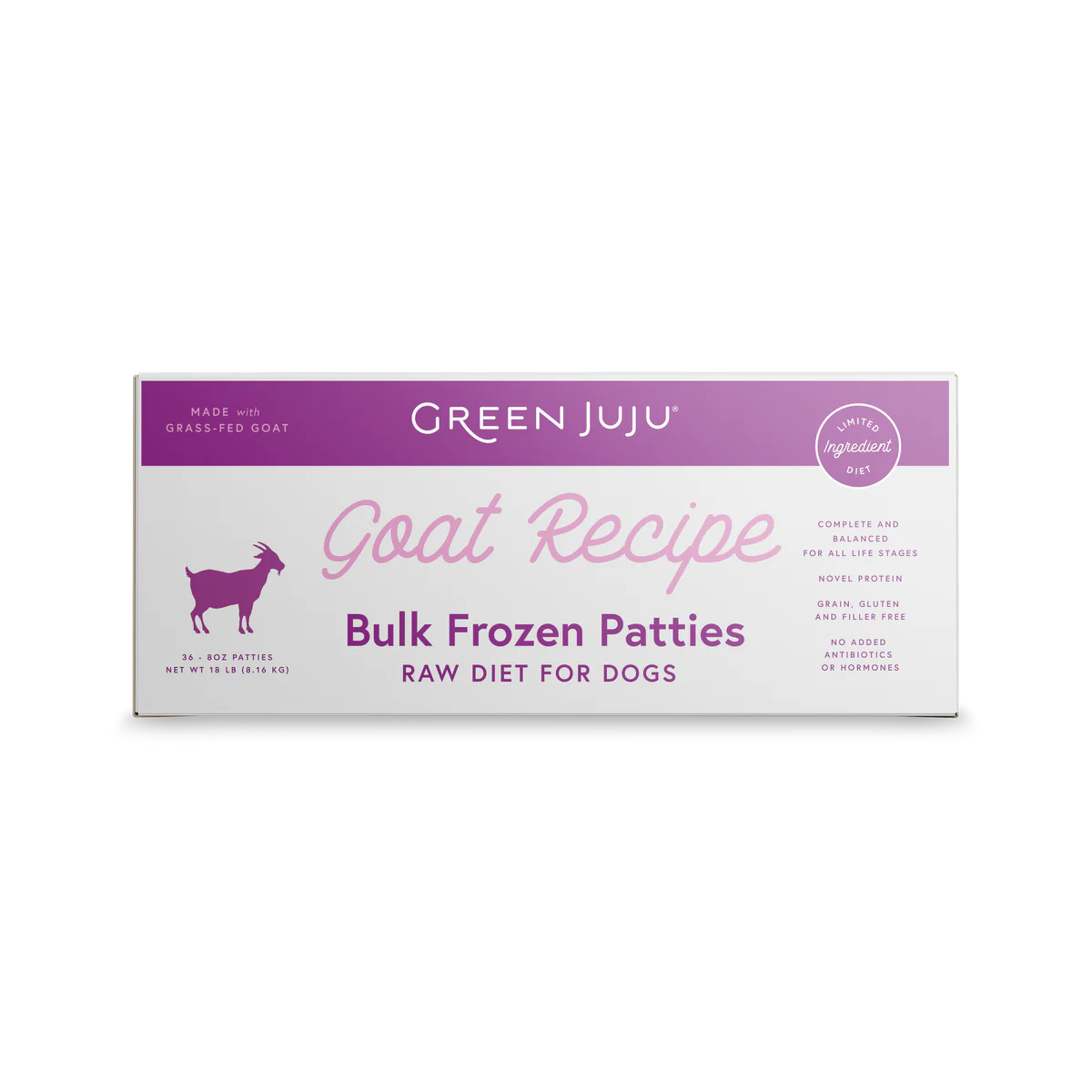 Green Juju Goat Recipe Frozen Raw Dog Food