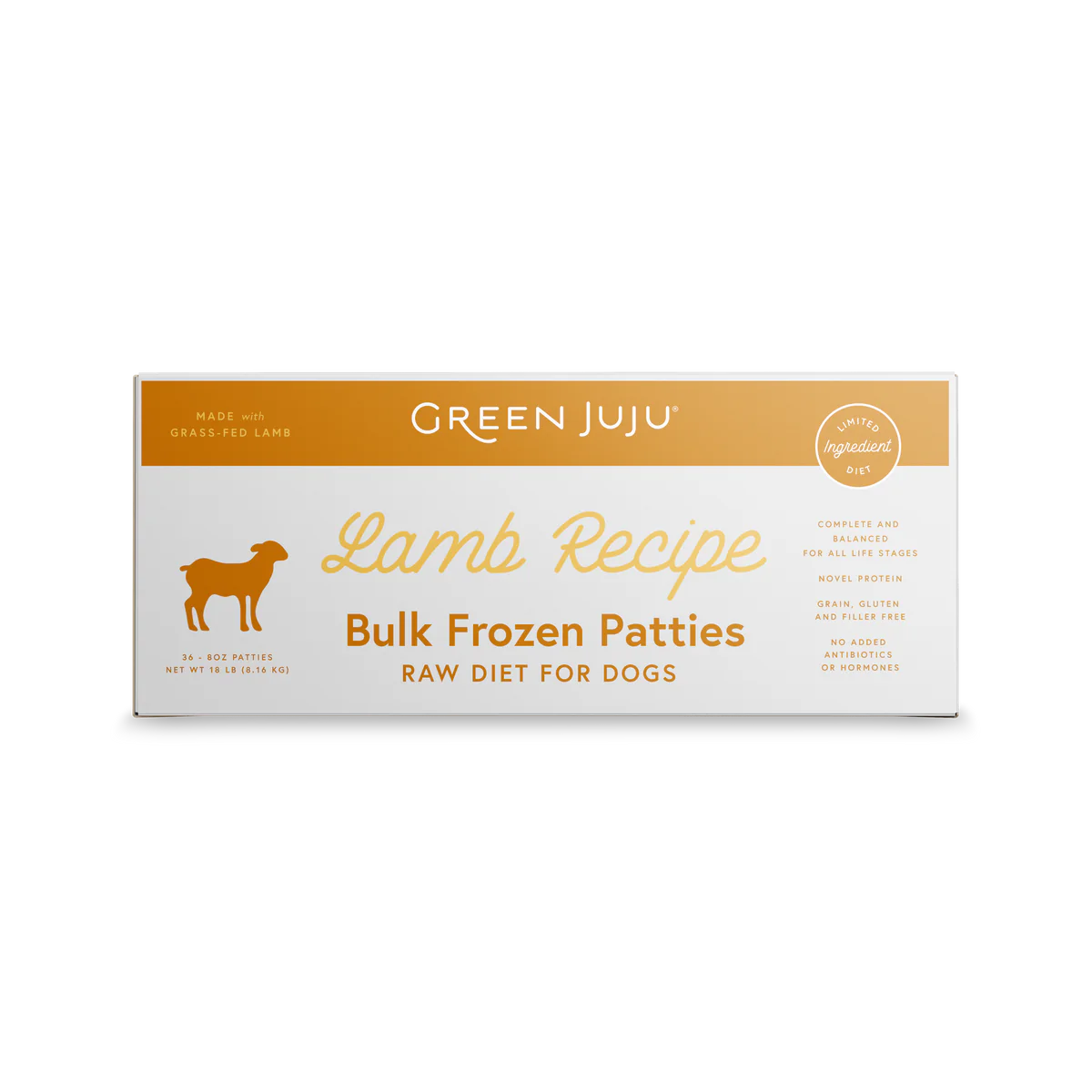 Green Juju Lamb Recipe Frozen Raw Dog Food
