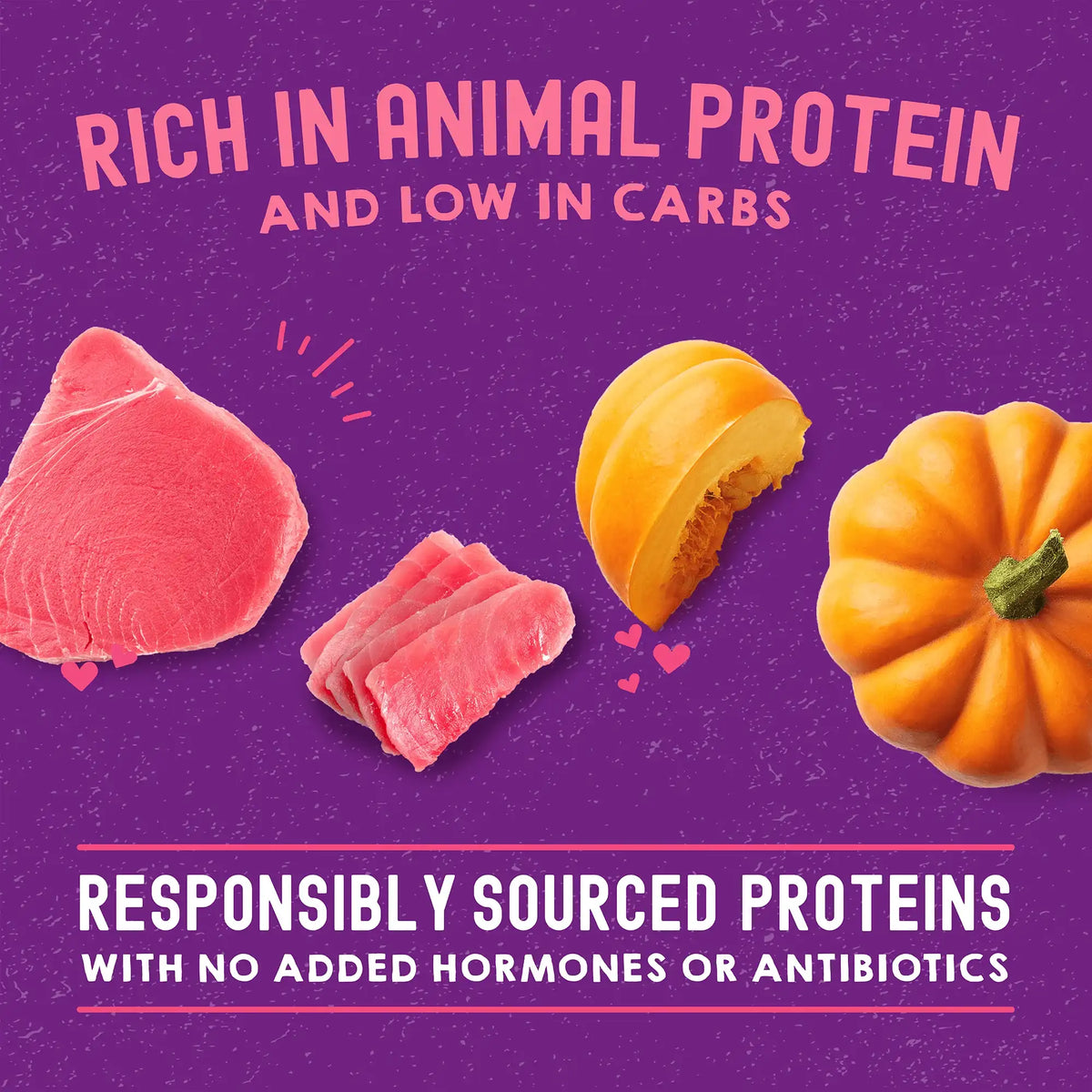Stella &amp; Chewy&#39;s Carnivore Cravings Savory Shreds Tuna &amp; Pumpkin Cat Food