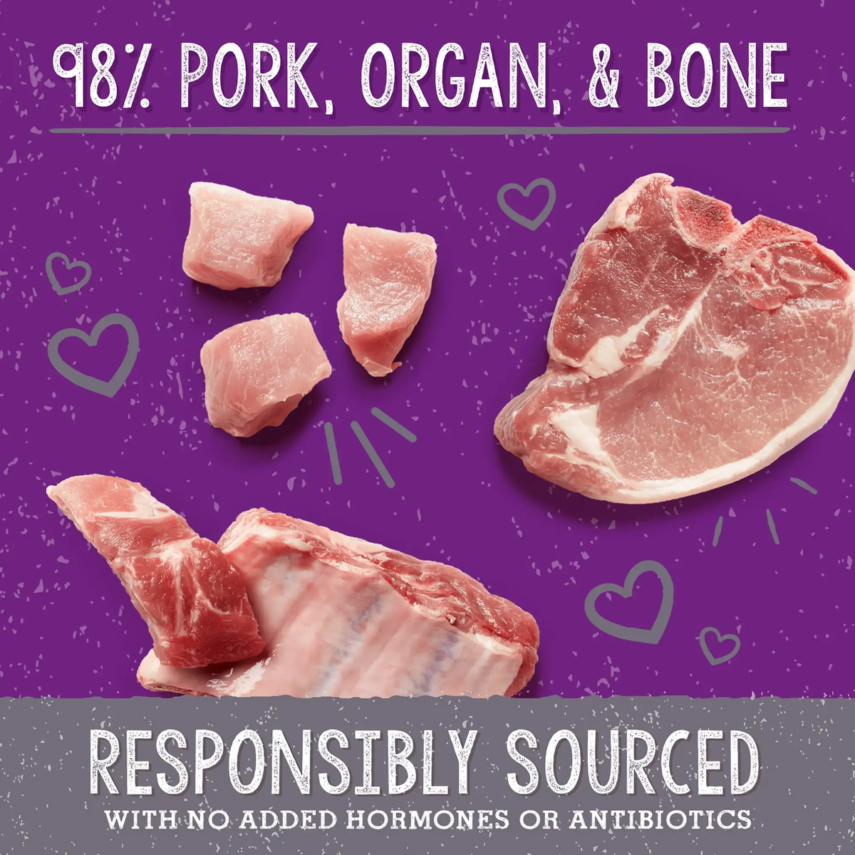 Stella &amp; Chewy&#39;s Freeze-Dried Raw Plate Lickin Pork Dinner Morsels Cat Food