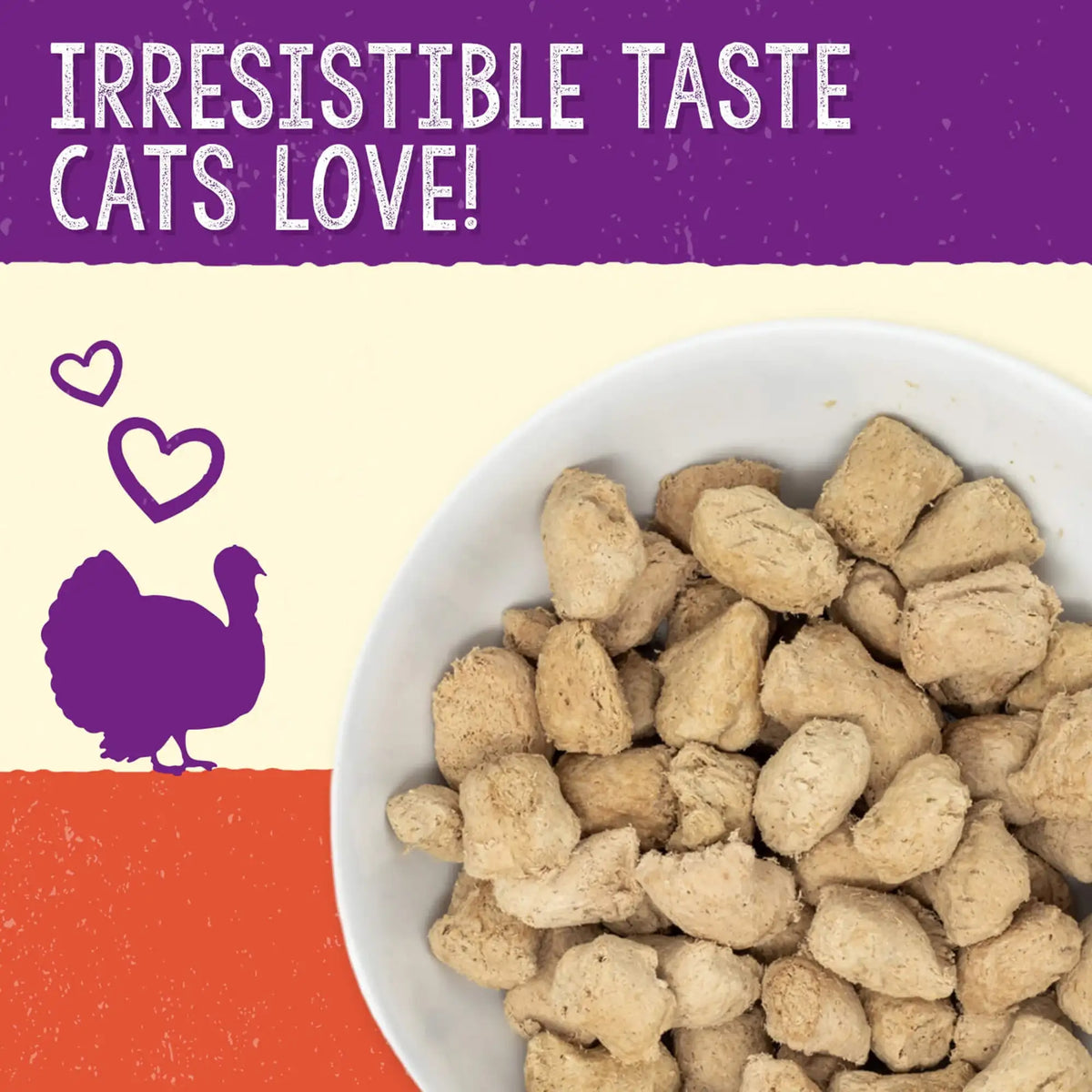 Stella &amp; Chewy&#39;s Freeze-Dried Raw Tummy Ticklin Turkey Dinner Morsels Cat Food