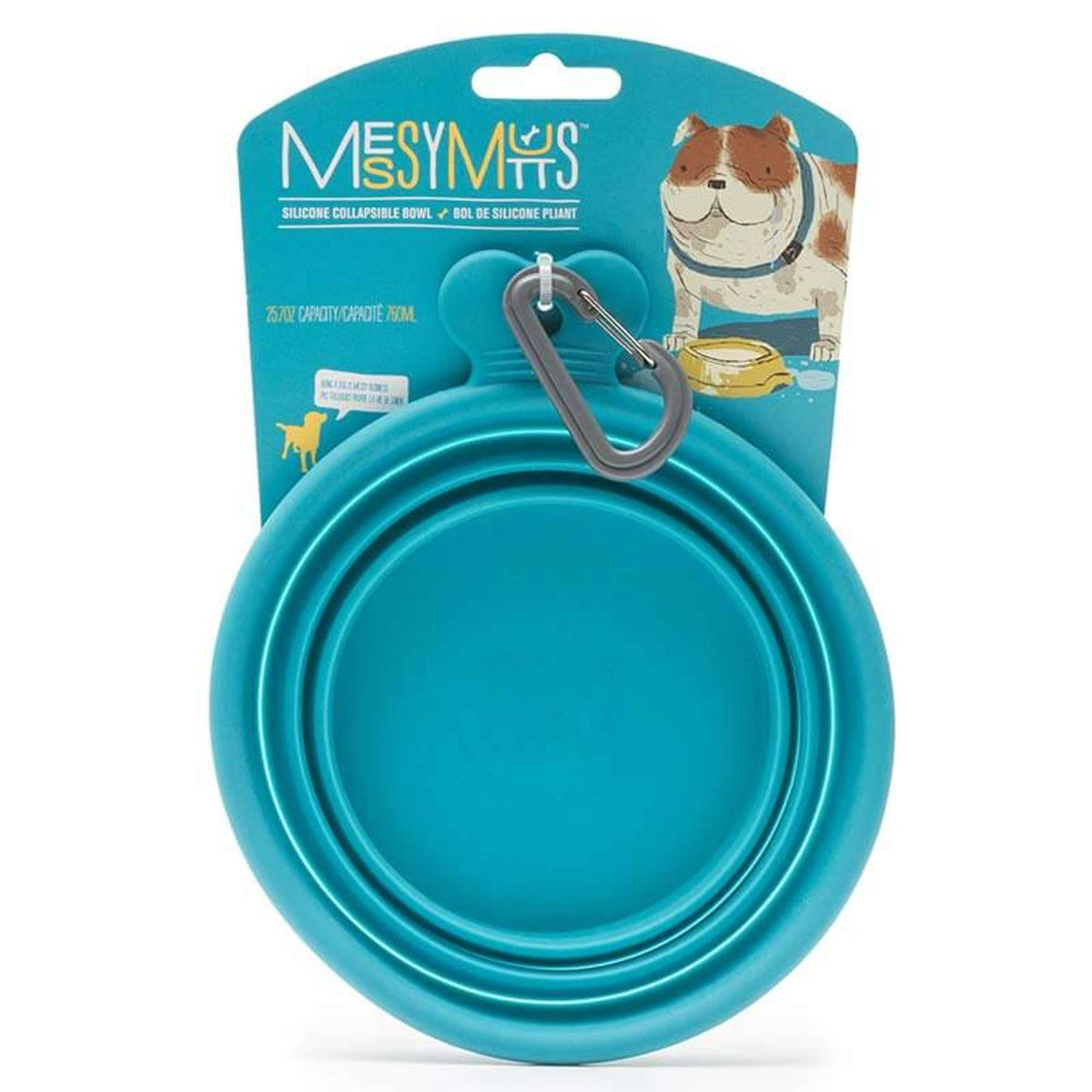 Messy Mutts Portable Collapsible Dog Bowl