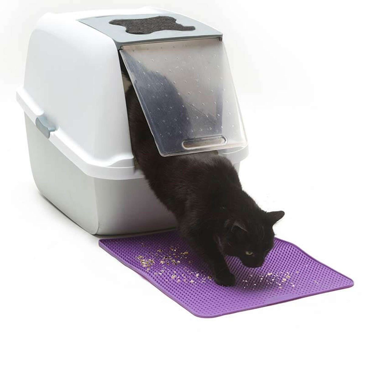 Messy Mutts Silicone Cat Litter Mat for Cats