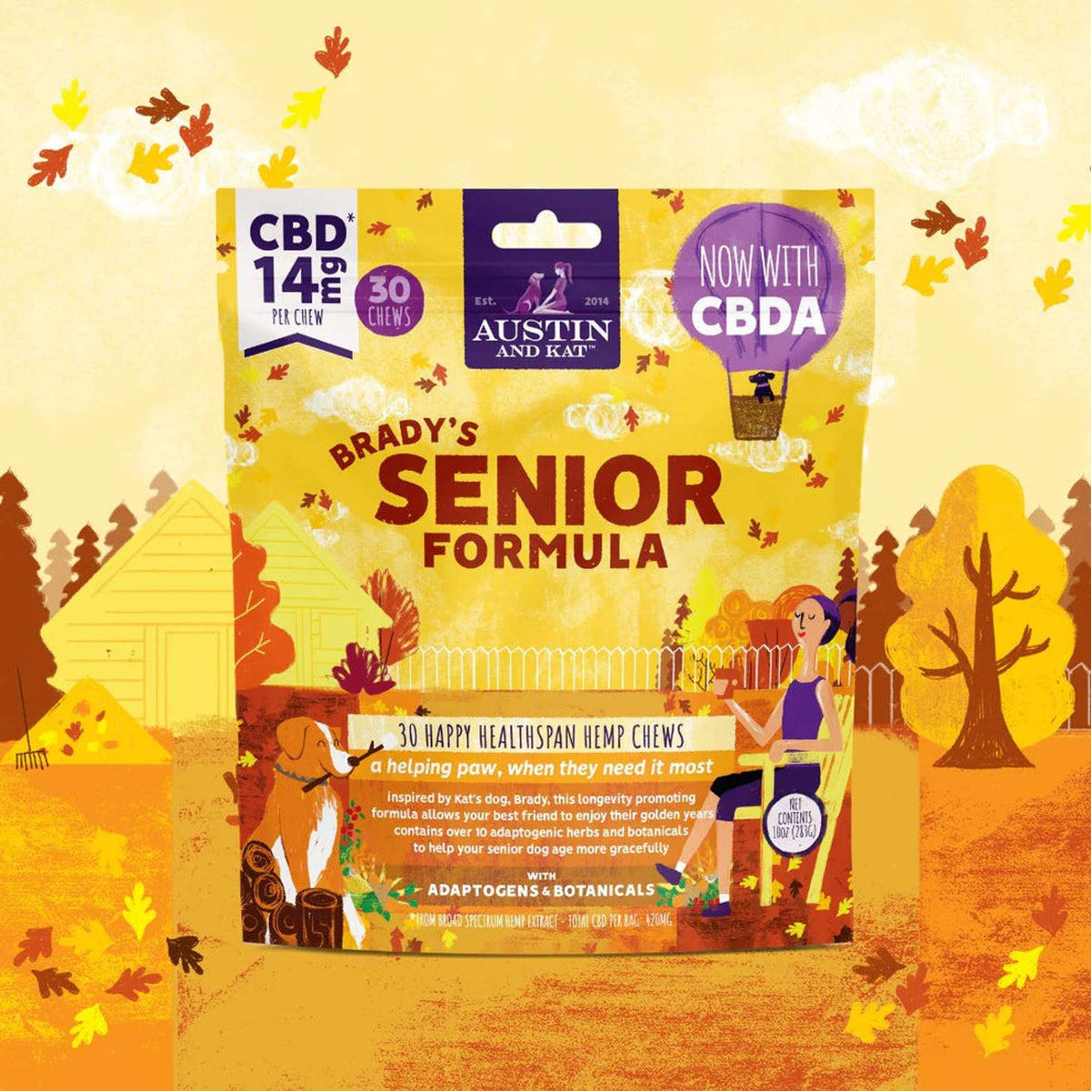 Austin and Kat Senior Blend Chews for Dogs &amp; Cats