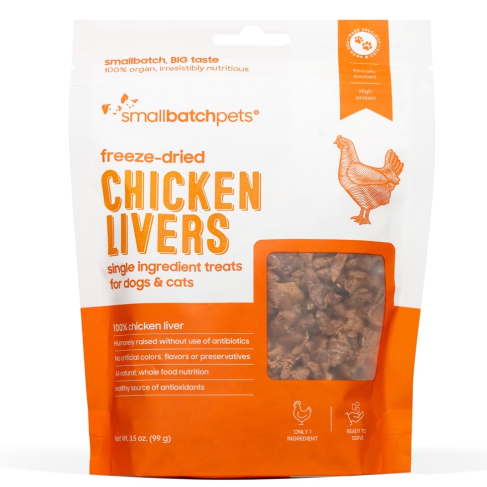 Small Batch Freeze-Dried Chicken Liver Dog &amp; Cat Treats