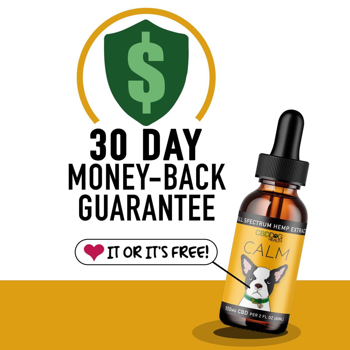 CBD Dog Health CALM CBD Oil for Dogs