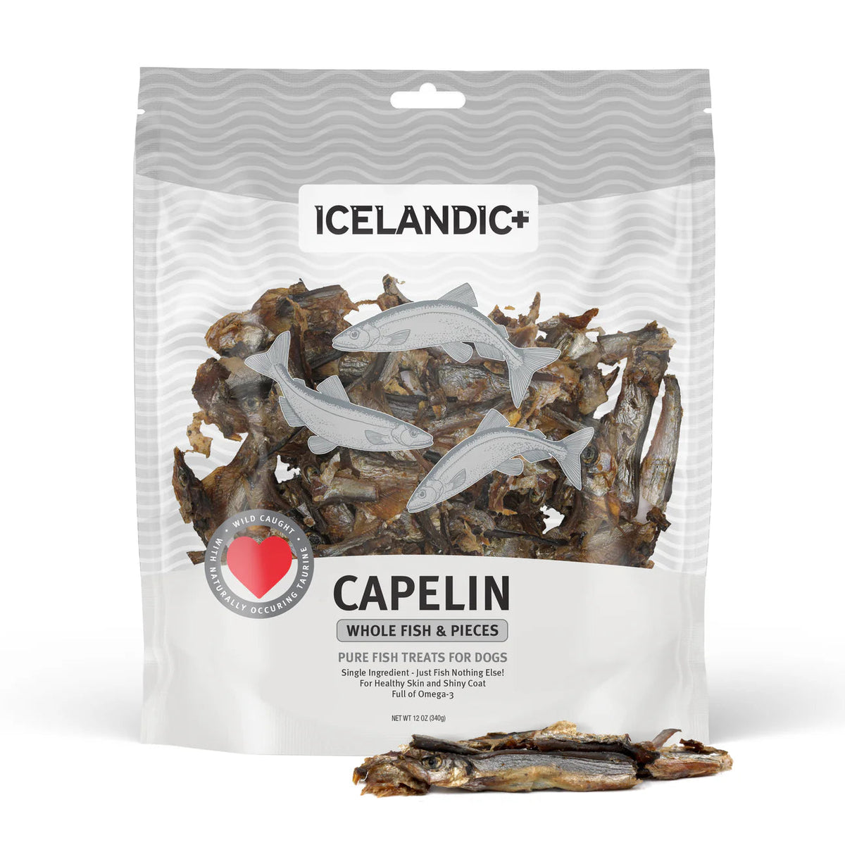 Icelandic+ Capelin Whole Fish Dog Treats