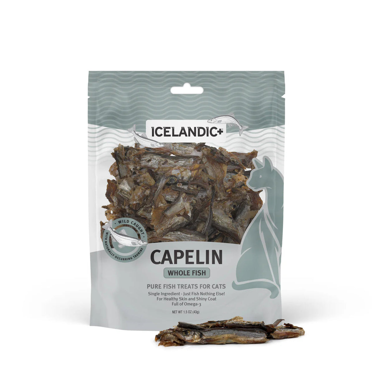 Icelandic+ Capelin Whole Fish Cat Treats