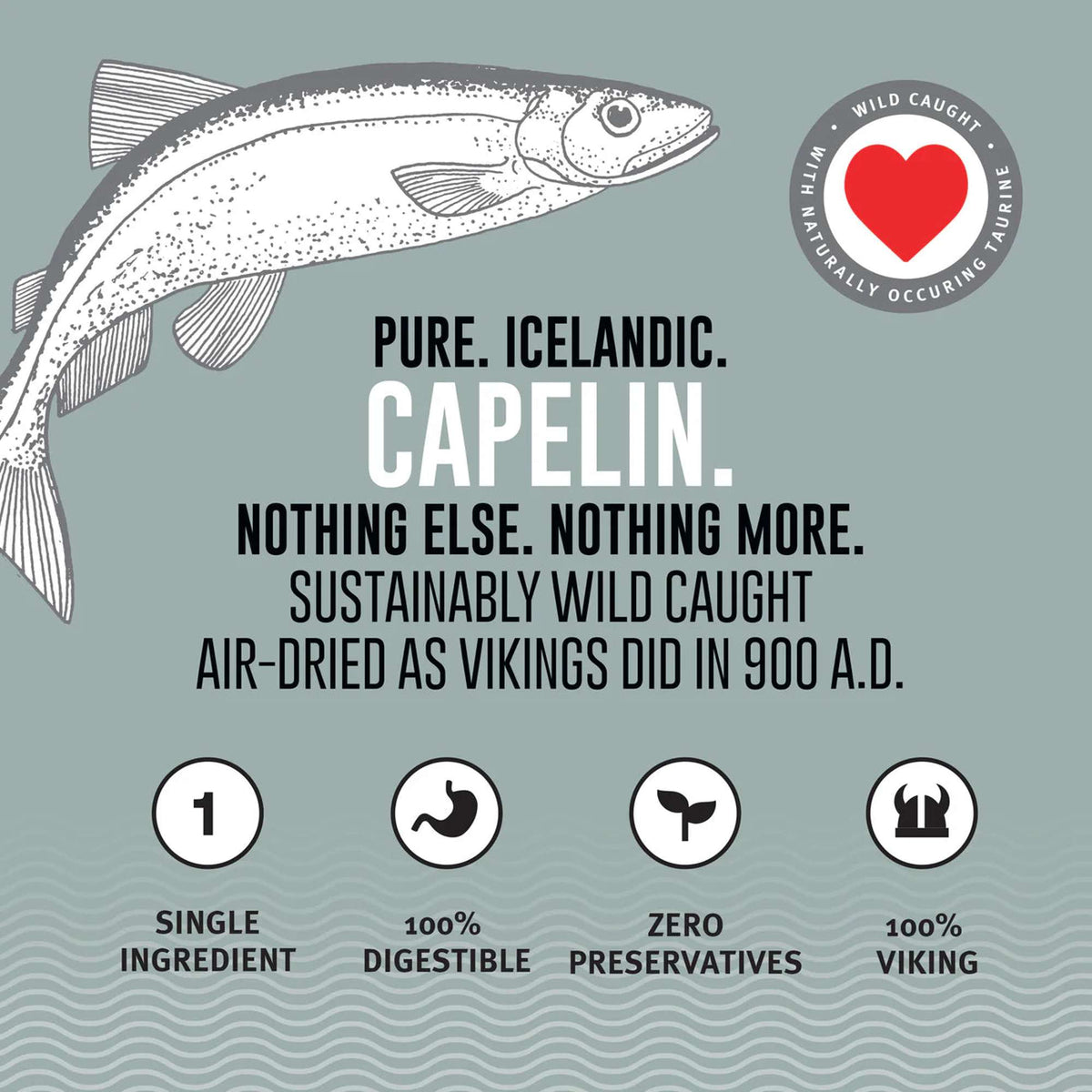 Icelandic+ Capelin Whole Fish Cat Treats