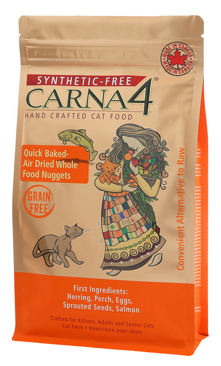 Carna4 Grain Free Fish Quick Baked Air Dried Cat Food