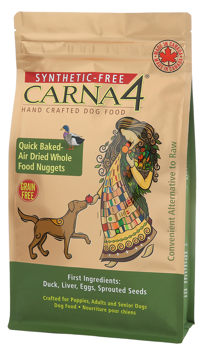 Carna4 Grain Free Duck Quick Baked Air Dried Dog Food