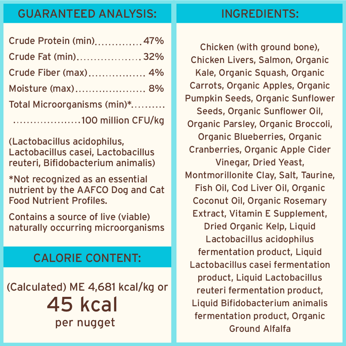 Primal Freeze-Dried Raw Nuggets Chicken &amp; Salmon Cat Food