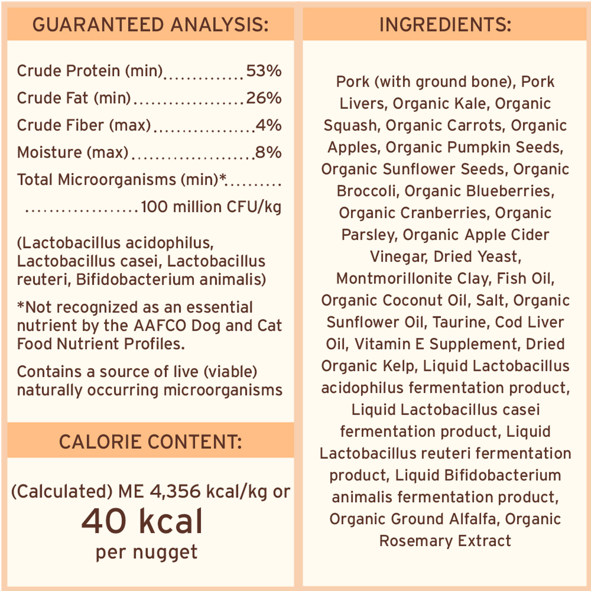 Primal Freeze-Dried Raw Nuggets Pork Cat Food