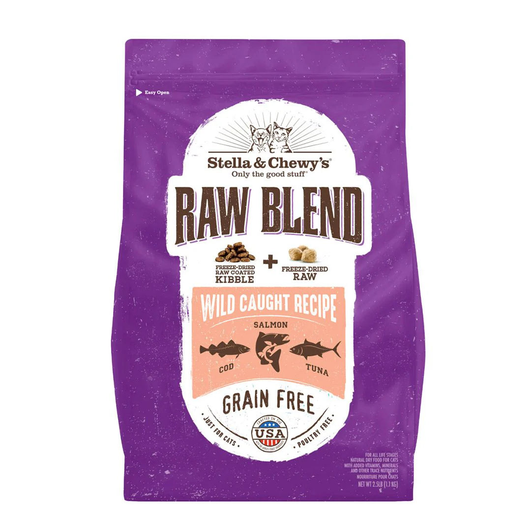 Stella &amp; Chewy&#39;s Kibble Raw Blend Wild Caught Cat Food