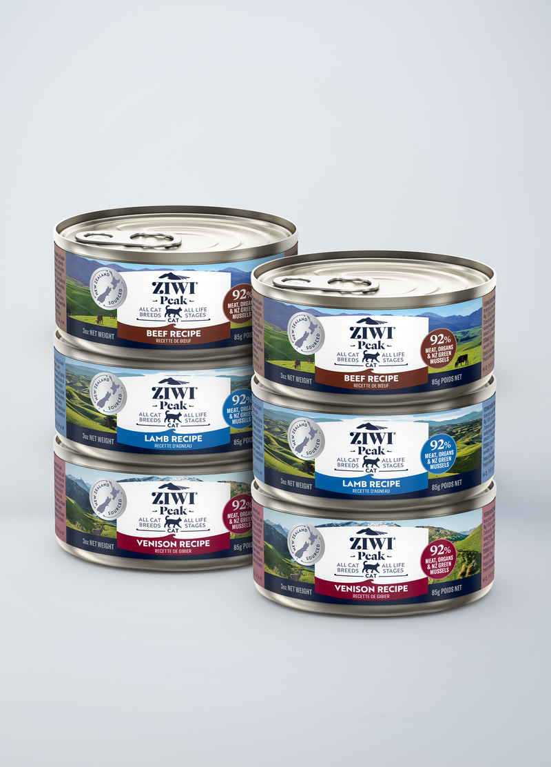 Ziwi Peak Variety Pack Beef, Lamb &amp; Venison Canned Cat Food