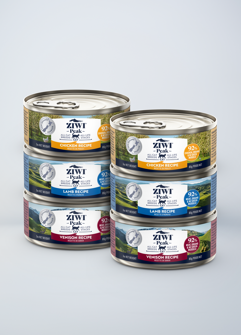 Ziwi Peak Variety Pack Chicken, Lamb, &amp; Venison Canned Cat Food