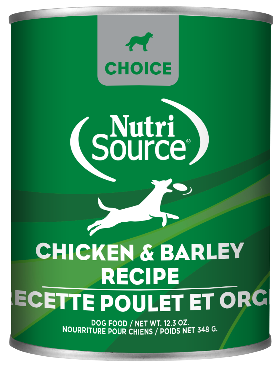 NutriSource Choice Chicken &amp; Barley Canned Dog Food