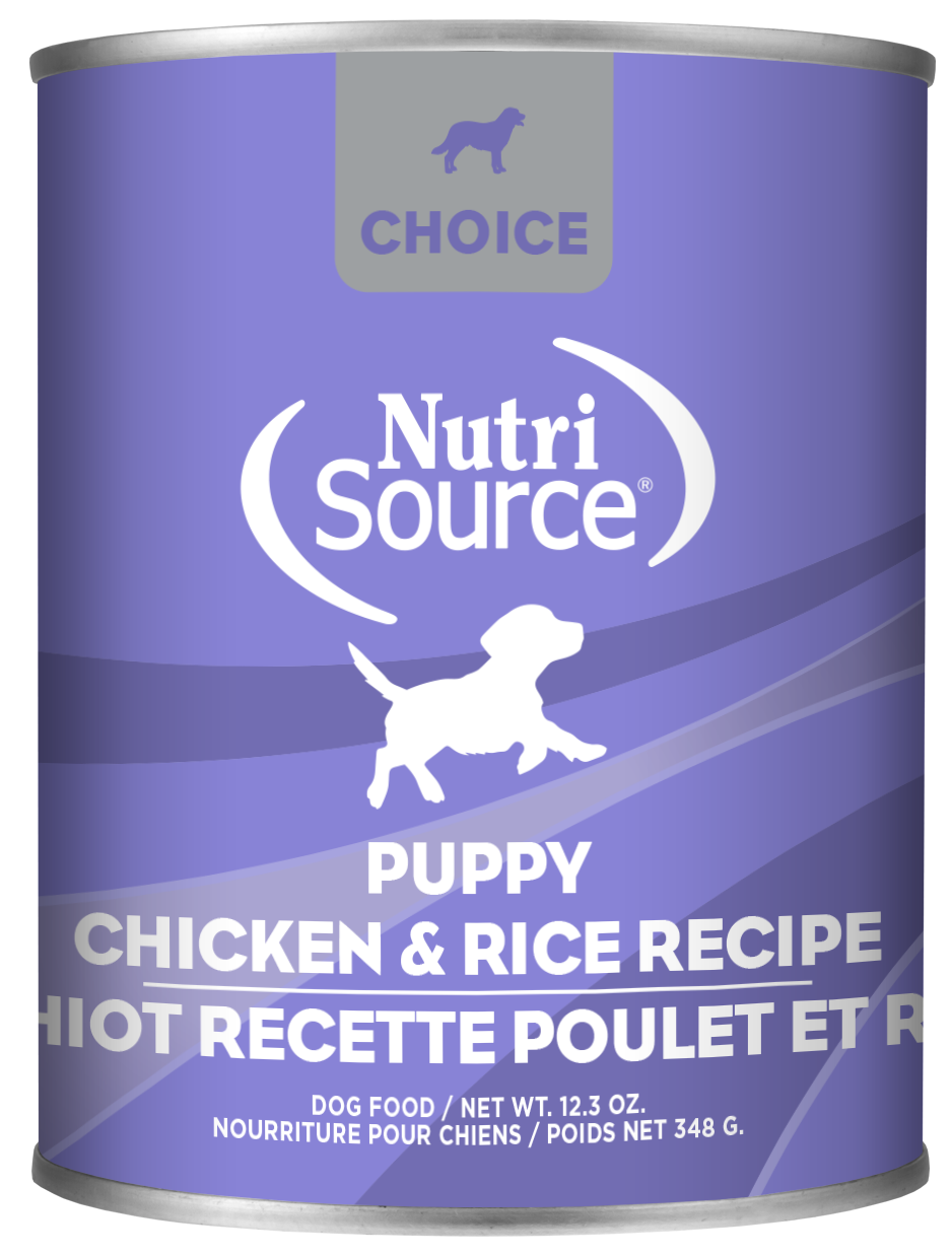 NutriSource Choice Puppy Chicken &amp; Rice Canned Dog Food
