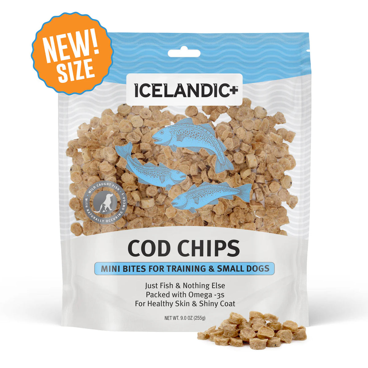 Icelandic+ Cod Fish Chips Dog Treats