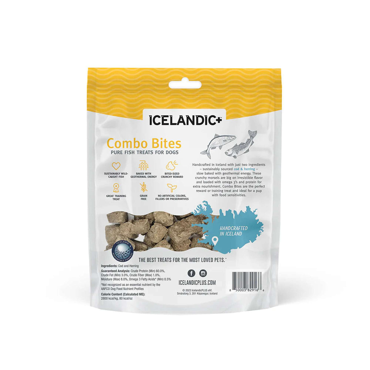 Icelandic+ Combo Bites Cod &amp; Herring Dog Treats
