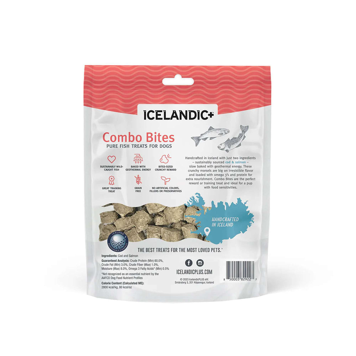 Icelandic+ Combo Bites Cod &amp; Salmon Dog Treats