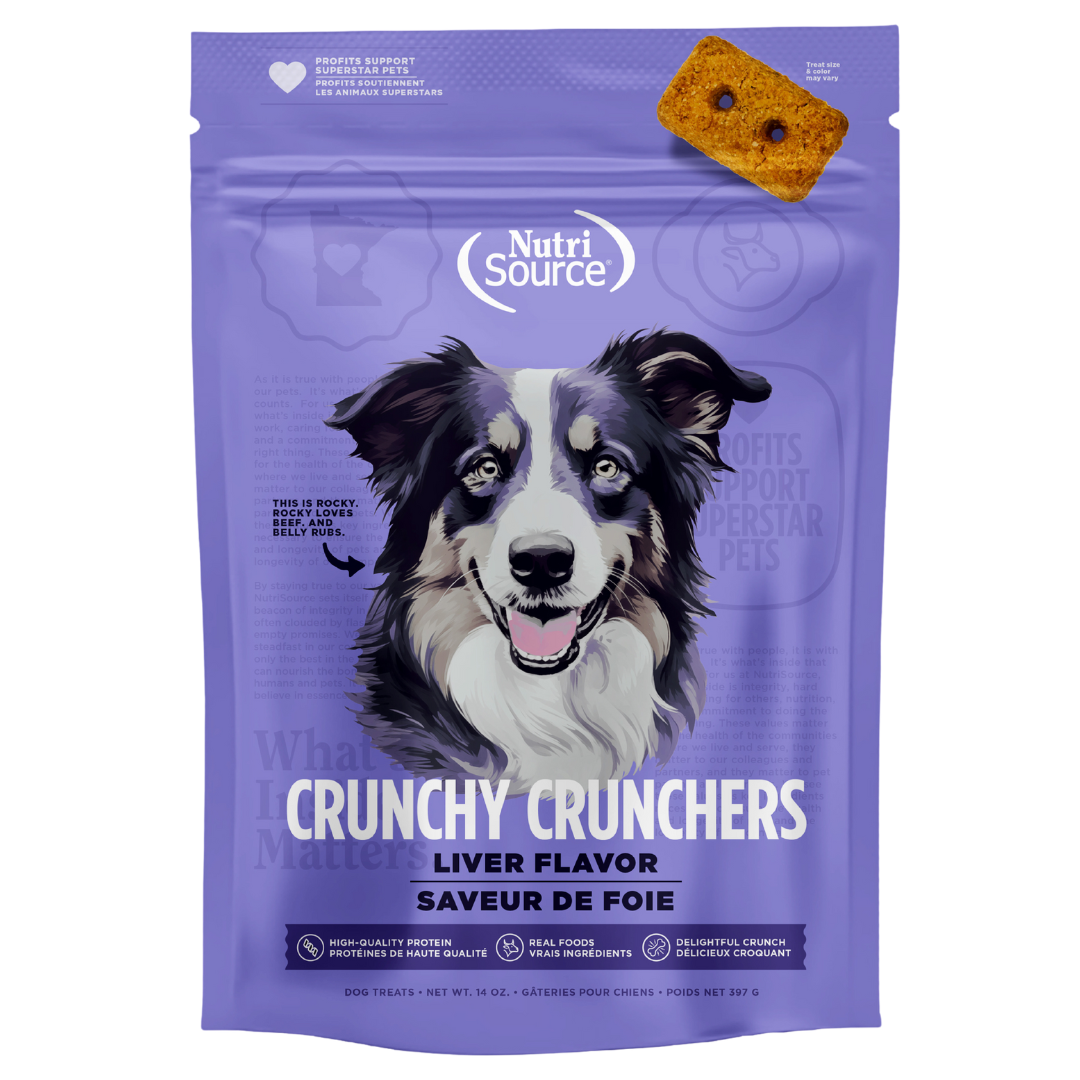 NutriSource Crunchy Crunchers Liver Dog Treats