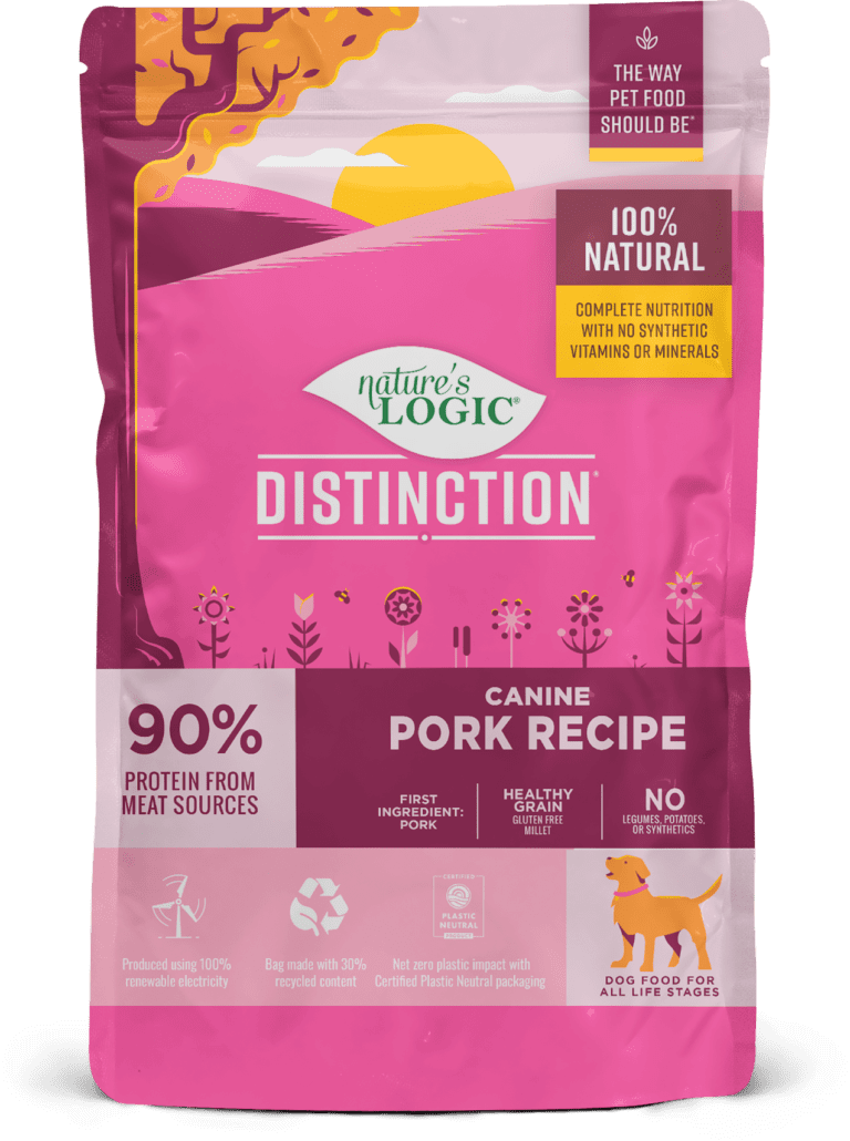 Nature&#39;s Logic Distinction Canine Pork Recipe Dog Food