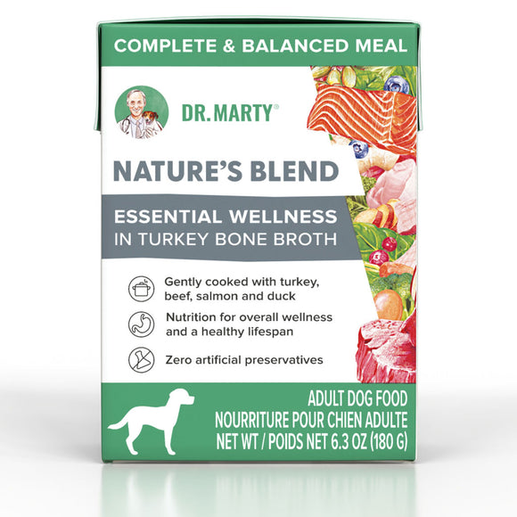 Dr. Marty Nature&#39;s Blend Essential Wellness in Turkey Bone Broth Dog Food