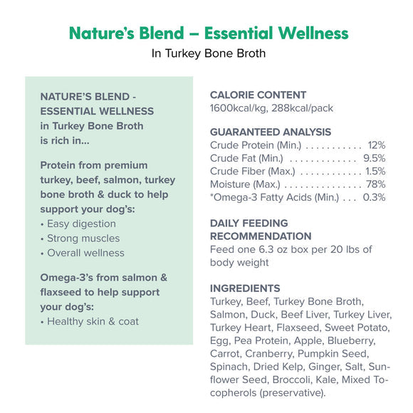 Dr. Marty Nature&#39;s Blend Essential Wellness in Turkey Bone Broth Dog Food
