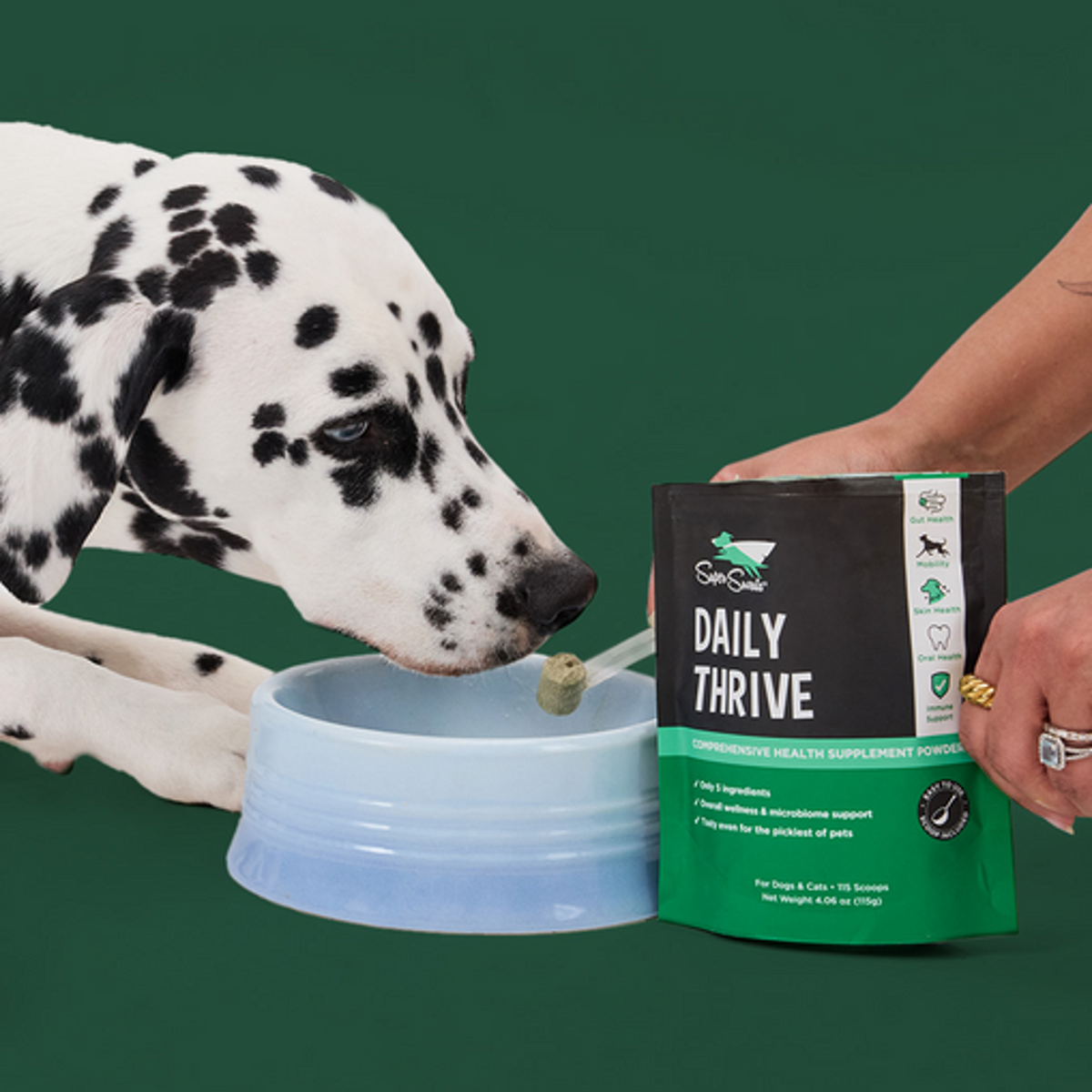 Super Snouts Daily Thrive Powder Dog &amp; Cat Supplement